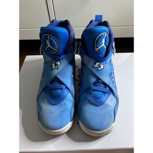 Air Jordan Retro 8 Snow Blizzard. Size 5.5 boys / Fits like a size 7 womens.